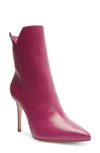 Schutz Betsey Pointed Toe Bootie In Cerise Pink