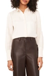Halogen Button-up Shirt In Arctic Wolf