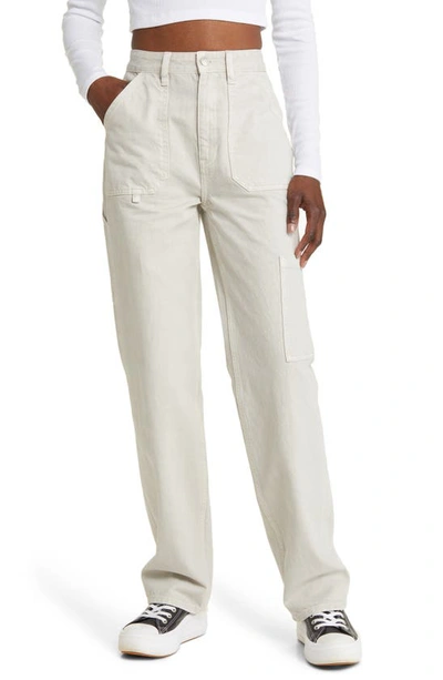Pacsun '90s Cotton Carpenter Pants In Subtle Grey Standard