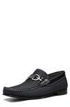 Donald Pliner Dacio Moc Toe Loafer In Navy