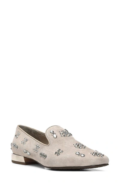 Donald Pliner Beaded Loafer In Light Taupe