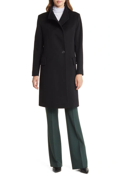 Fleurette Presley Cashmere Coat In Black