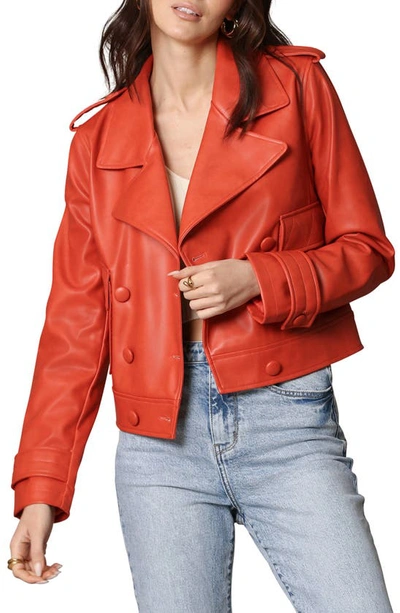 Avec Les Filles Structured Double Breasted Jacket In Sedona