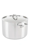 VIKING VIKING 3-PLY 12 QUART MIRROR FINISH STAINLESS STEEL STOCK POT WITH METAL LID