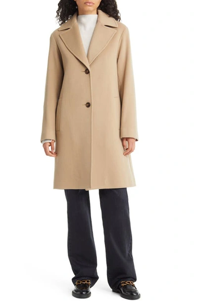 Fleurette Stanton Cashmere Coat In Camel