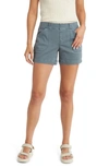 Spanx 4-inch Stretch Twill Shorts In Multi