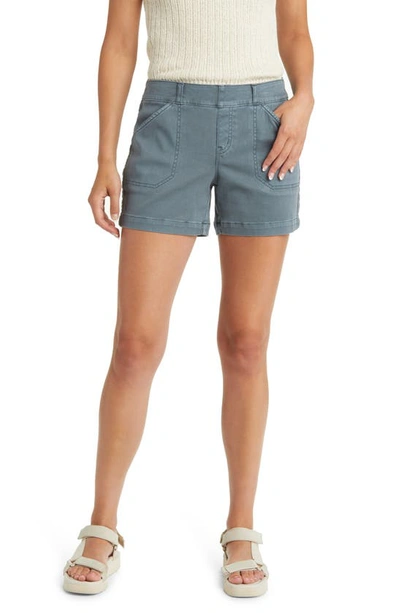 Spanx 4-inch Stretch Twill Shorts In Multi