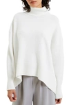 French Connection Vhari Turtleneck Sweater In Winter White