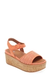 Fitflop Eloise Platform Sandal In Sunshine Coral