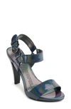 Karl Lagerfeld Cieone Sandal In Oxidized Blue