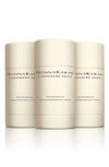 Donna Karan New York Cashmere Mist Deodorant Trio Set $96 Value