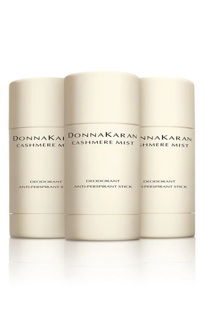 Donna Karan New York Cashmere Mist Deodorant Trio Set $96 Value