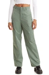 Bp. Double Pocket Cargo Pants In Green Dune