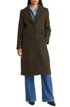 Sam Edelman Womens Tweed Lightweight Long Coat In Brown