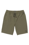 Volcom Kids' Understoned Hybrid Shorts In Bison