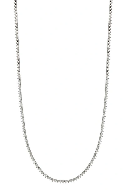 Bony Levy Audrey Diamond Tennis Necklace In 18k White Gold