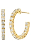 BONY LEVY AUDREY DIAMOND HOOP EARRINGS