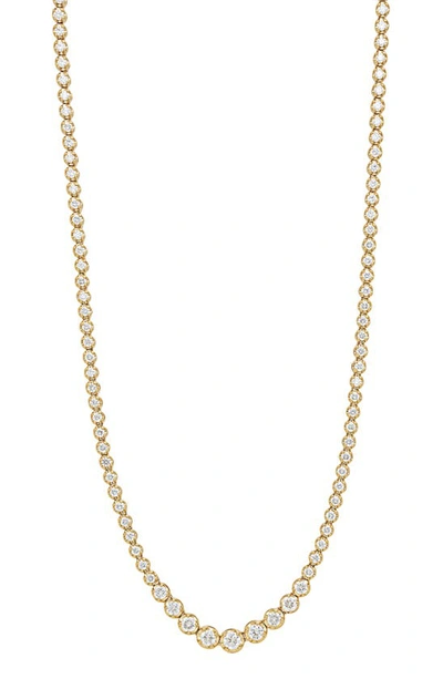 Bony Levy Audrey Diamond Tennis Necklace In 18k Yellow Gold