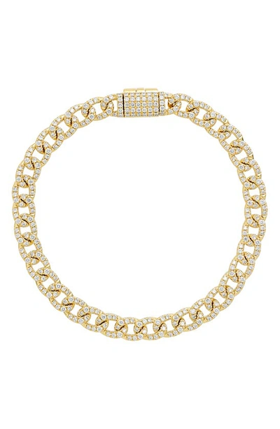 Bony Levy Varda Diamond Curb Chain Bracelet In 18k Yellow Gold