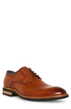 Steve Madden Pryer Derby In Tan Leather