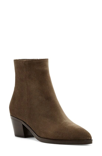 La Canadienne Peter Bootie In Stone Oiled Suede