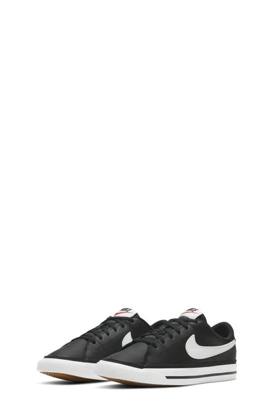 Nike Kids' Court Legacy Sneaker In Black/white]/gum