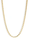 Nordstrom Long Wrap Link Necklace In Gold
