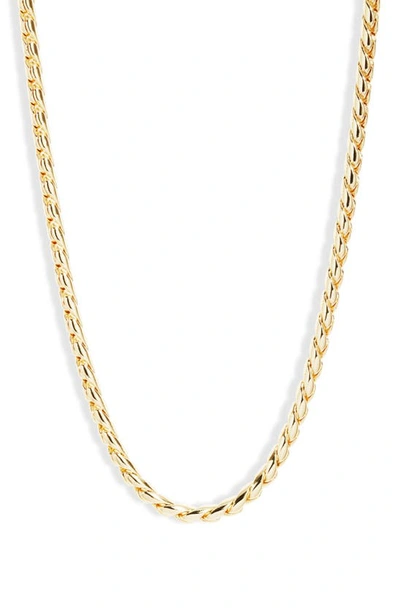 Nordstrom Long Wrap Link Necklace In Gold