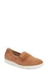 Paul Green Sally Penny Loafer In Sisal Suede