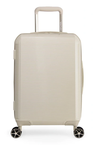 Vacay Future 20-inch Spinner Suitcase In Sand