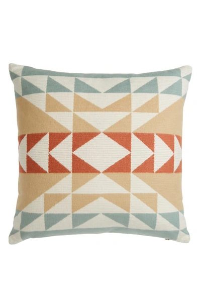 Pendleton Hill Springs Cotton Accent Pillow In Green Tones