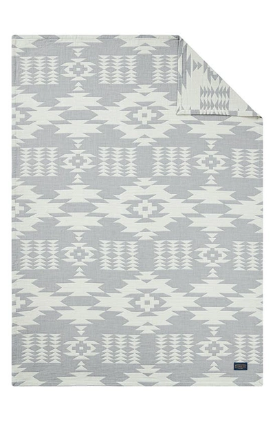 Pendleton Moonlight Mesa Throw Blanket In Grey Tones