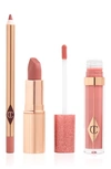 CHARLOTTE TILBURY PILLOW TALK LIP KIT $92 VALUE