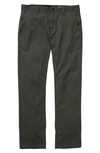 Volcom Frickin Modern Stretch Pants In Charcoal