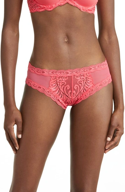 Natori Feathers Hipster Panty In Damask Pink