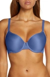 Chantelle Lingerie C Jolie Comfort Convertible T-shirt Bra In Blue Ocean