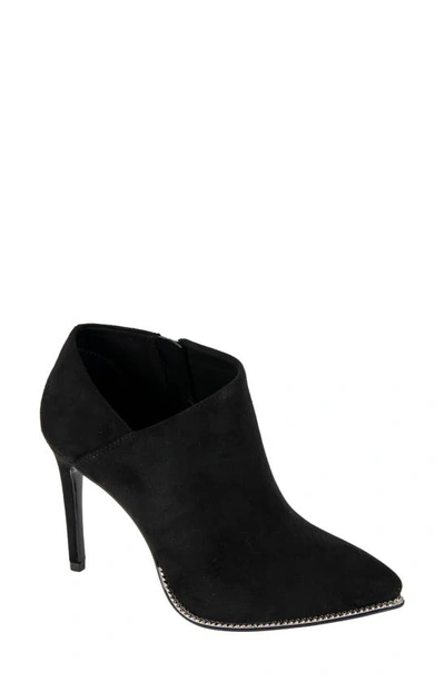 Bcbgeneration Hadix Bootie In Black Microsuede