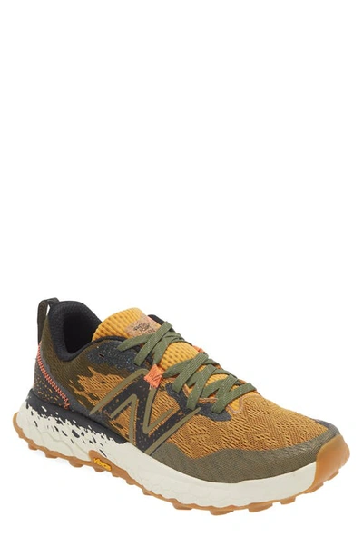 New Balance Fresh Foam Hierro V6 Trail Running Shoe In Golden Hour/ Dark Camo