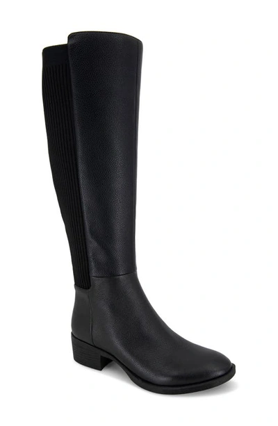 Kenneth Cole Leanna Knee High Boot In Black Leather