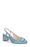 42 Gold Zilina Slingback Pump In Light Blue