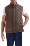 Cole Haan Quilted Vest In Wren
