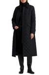 Lauren Ralph Lauren Quilted Coat In Black