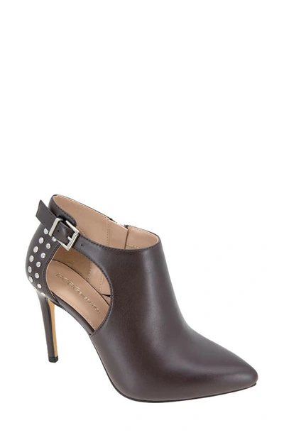 Bcbgeneration Hibano Pointed Toe Bootie In Brownie