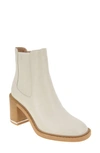 Bcbgeneration Boxxa Block Heel Chelsea Boot In Stone