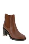 Bcbgeneration Boxxa Block Heel Chelsea Boot In Sugar Almond