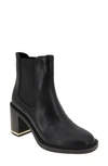 Bcbgeneration Boxxa Block Heel Chelsea Boot In Black