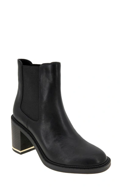 Bcbgeneration Boxxa Block Heel Chelsea Boot In Black