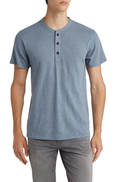 Rag & Bone Classic Short Sleeve Henley In Workwear B