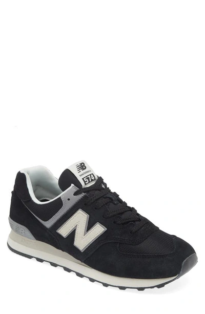 New Balance 574 Sneaker In Black