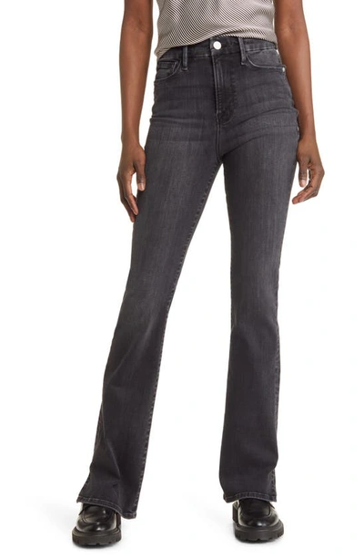 Frame Le Super High Mini Bootcut Jeans In Night Kerry